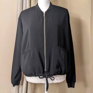 Black Bomber Jacket
